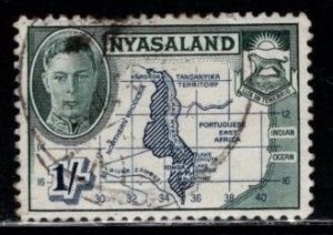 Nyasaland - #76 Map - Used