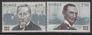 NORWAY SG1565/6 2005 CENTENARY OF DISSOLUTION OF UNION WITH SWEDEN MNH