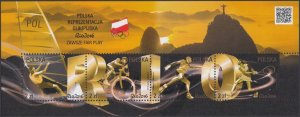 Poland 2016 MNH Stamps Souvenir Sheet Sport Olympics Games Rio de Janeiro