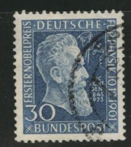 Germany Scott 686 used 1951 Roentgen stamp CV$16.00