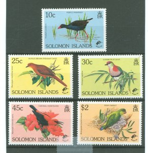 Solomon Islands (British Solomon Islands) #678-682  Single (Complete Set)