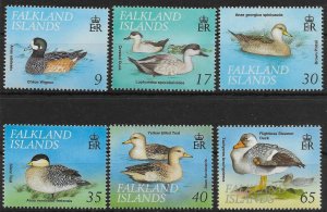 FALKLAND ISLANDS SG848/53 1999 WATERFOWL SET MNH