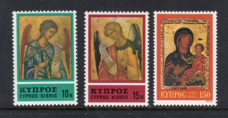 CYPRUS 526-528 MNHVF XMAS - Religious Art