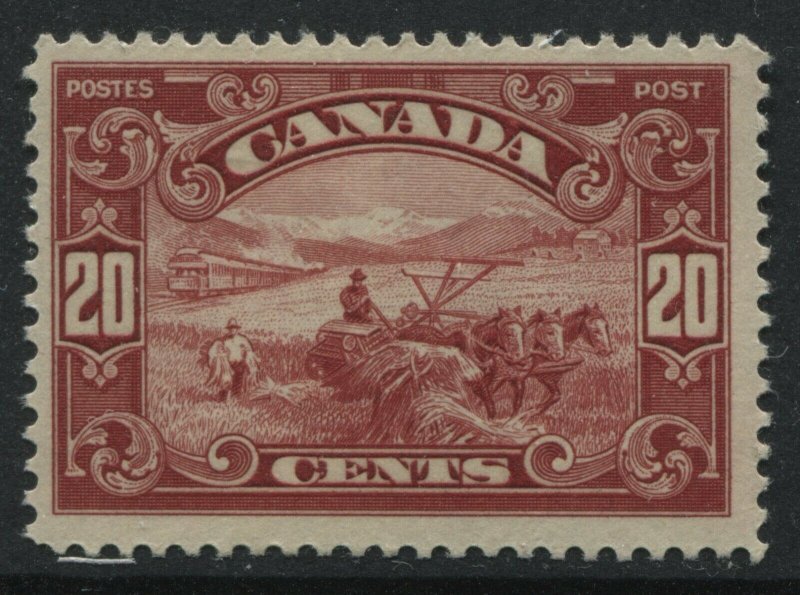 Canada KGV 1929 20 cents Harvester mint o.g.