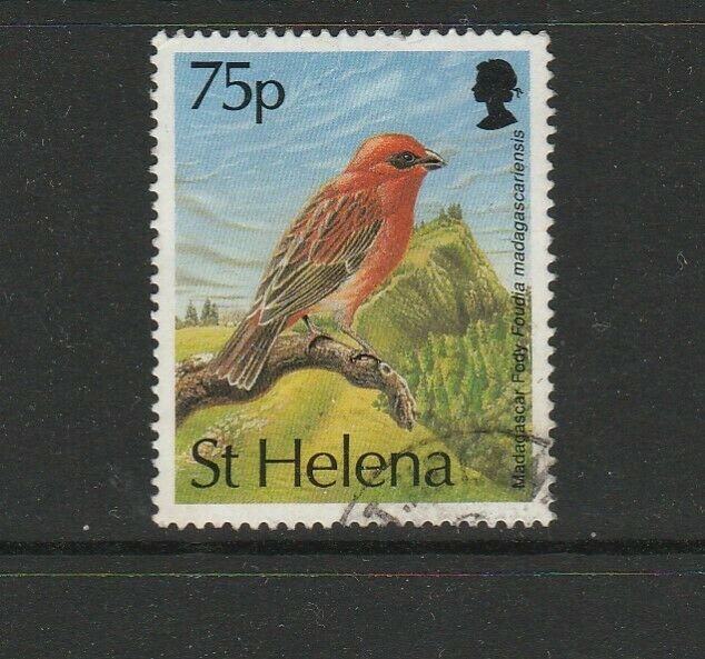 St Helena 1993 Bird Defs 75p FU SG 644