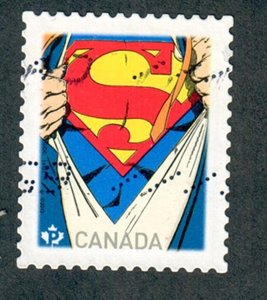 Canada #2678 Superman used single