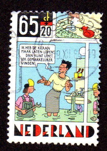 NETHERLANDS B609 USED BIN $.45 CARTOON