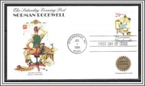 US #2839 Norman Rockwell FDC