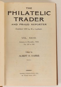 LITERATURE Great Britain The Philatelic Trader Vol XXVII, Jan-Dec 1926.  