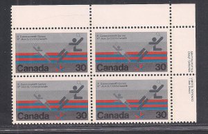 CANADA SC# 758  PL   B/4 UR   FVF/MNH  1978