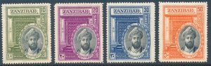 Zanzibar SG 324 - 326 MNH 1936 Silver Jubilee of Sultan