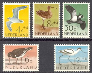 Netherlands Sc# B353-B357 MNH 1960 Birds