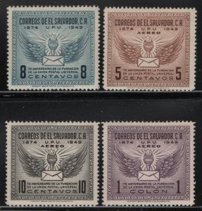 El Salvador 1949 UPU set Sc# 613/C124 NH