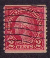 US Sc 599b Used Carmine Lake F-VF CV $175.00