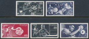 Sweden 1972 Swedish Glass Industry Set of 5 SG683-687 MNH