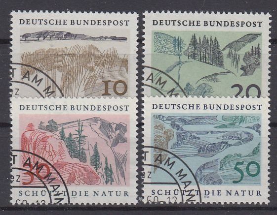 Germany 1969 Sc#1000-1003 Mi#591-594 used (BU1047)