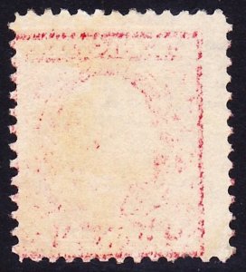 Scott 406, Used, 2c P.12, NY Foreign Mail Cancel