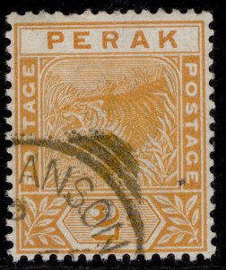 MALAYSIA - Perak QV SG63, 2c orange, FINE USED. Cat £14.