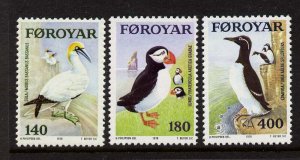 Faroe Islands 36-8 MNH Birds