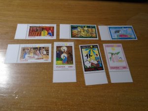 Uganda  #  1680-86  MNH