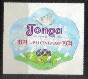 Tonga 1974 60s UPU Centenary Odd Shaped Dove & Letters Sc C156 MNH # 88