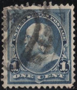 SC#247 1¢ Franklin (1894) Used