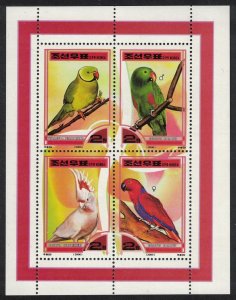 Korea Parakeet Parrot Cockatoo Birds Sheetlet 2000 MNH SG#N4012-N4015