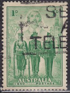 Australia 184 USED 1940 Nurse, Sailor, Soldier & Aviator 1p