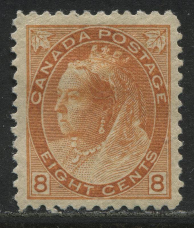 Canada QV 1897 8 cents Numeral mint o.g.