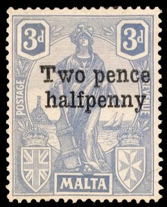 Malta Scott 115 Unused hinged.