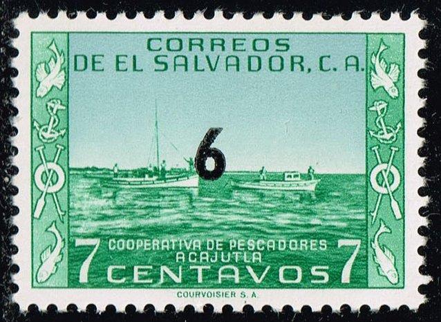 El Salvador #692 Fishing Boats; Unused (0.30)