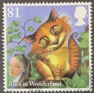 GREAT BRITAIN 2015 ALICE IN WONDERLAND 81p CAT SG3662  FINE USED