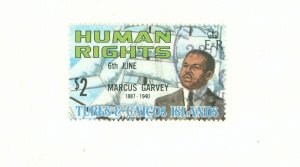 TURKS _ CAICOS 462 USED BIN$ 1.75