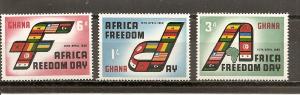 Ghana 75-77 MNH