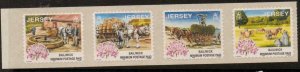 JERSEY SG870/3 1998 DAYS GONE BY SELF ADHESIVES MNH