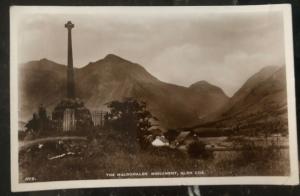 1943 Fort William England RPPC Postcard cover To Czechoslovakia Forces F. Bayer