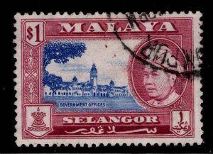 MALAYA-Selangor Scott 110 Used stamp