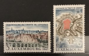Luxembourg 1967 #447-8, MNH, CV $.55