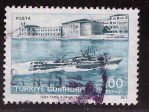 TURKEY Scott 1946 Used ship stamp