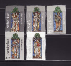 Norfolk Island 314-318 Set MNH Christmas