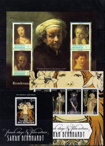 Amazing Art & Painting MNH Collection on NINE pages, Micronesia ZAYIX 0825L1701