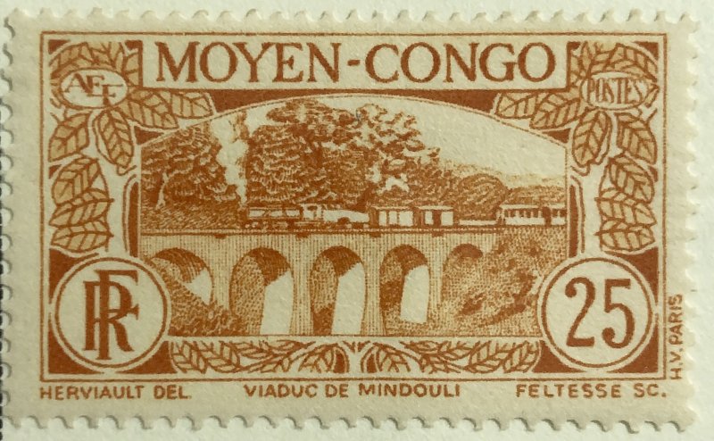 AlexStamps MIDDLE CONGO #72 FVF Mint 