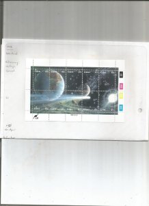 CISKEI - 1986 - Astronomy, Halley's Comet - Perf 10v Sheet - Mint Light ...