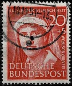 Germany 1951,Sc.#B322 used, Welfare: Elsa Brändström (1888-1948)