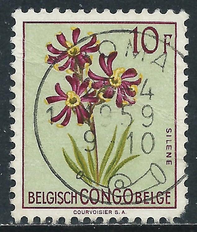 Belgian Congo, Sc #281, 10fr Used