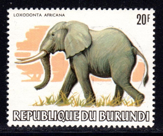 Burundi 1983 Sc#593 ELEPHANT Single value w/gum VF