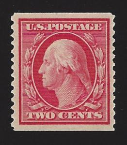 US #388 1910-11 Carmine Wmk 190 Perf 12 Vert MNH VF