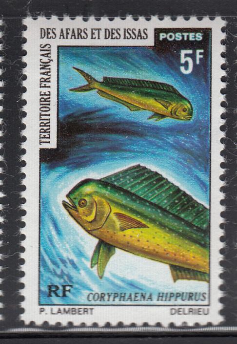 Afars & Issas 1971 MNH Scott #354 5fr Coryphaena hippurus