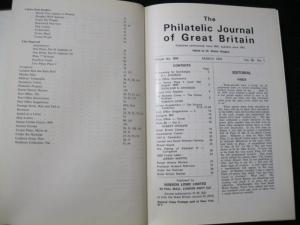 PHILATELIC JOURNAL OF GREAT BRITAIN VOL 85-87 (1975-77)