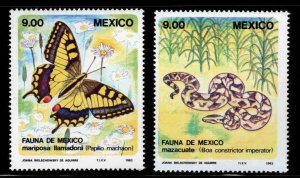 MEXICO Scott 1326-1327 MNH** Fauna set